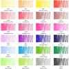 ARTEZA Permanent Markers, Set of 24, Fine Tip, Retro Pop Colors(24 Retro Pop Colors)