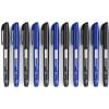 ARTEZA Permanent Markers in Bulk, Set of 60, Black & Blue, Fine Tip(Black/Blue)