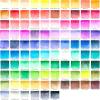 ARTEZA Real Brush Pens, 96 Watercolor Pens with 108-Slot Case, Drawing Markers with Flexible Brush Tips, Watercolor Markers for Artists(Artistic)