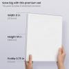 ARTEZA Stretched Canvas, 5 x 7 Inches, Pack of 12, Blank White Canvas for Painting for Acrylic, Oil and Gouache Paints(White – Premium)
