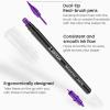ARTEZA Watercolor Pens, 36 Dual-Tip Markers with Flexible Nylon Brush Tips, Classic Tones, Double Sided Markers with Water Brush(36)