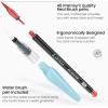 ARTEZA Watercolor Pens, 36 Dual-Tip Markers with Flexible Nylon Brush Tips, Classic Tones, Double Sided Markers with Water Brush(49)