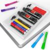 ARTEZA Whiteboard Cleaner Set with 12 Fine Tip Dry Erase Markers, Magnetic Eraser & an 8-ounce Cleaner, Office Supplies for Whiteboards, Glass Boards(15)