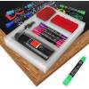 Arteza Chalkboard Cleaner Set with 2 Cleaners, 10-Ounces Each, 1 Microfiber Fabric Towel, 2 Magic Sponges & 1 Magnetic Eraser, Office Supplies for Chalkboards, Blackboards & Glass Surfaces(15)