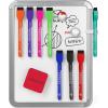 Arteza Framed Magnetic Cork Whiteboard Set, 12×14 inches, 2-Pack Dry Erase Lap Boards with Push Pins, Markers & Magnets, Office & Back to School Supplies for Home, Classroom, Students, Brainstorming(8.5×11 inches)