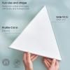 Arteza Paint Canvases for Painting, Pack of 12, 6 inches, Triangle Blank Canvas Bulk, Pine Wood Frame, 100% Cotton Stretched Canvas, 8 oz Gesso-Primed, Art Supplies for Adults, for Acrylic Pouring(14 inch)