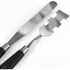 Arteza Palette Knife, Size No. 17, Durable Flexible Stainless-Steel Blade & Break-Resistant Wooden Handle, Art Supplies for Oil and Acrylic Painting(Sizes #17  #7)