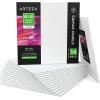 ARTEZA Canvas Boards for Painting, 5 x 7 Inches, Pack of 14, Blank White Small Canvas Panels for Acrylic, Oil and Gouache Painting(10″x10″)