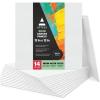 ARTEZA Canvas Boards for Painting, 5 x 7 Inches, Pack of 14, Blank White Small Canvas Panels for Acrylic, Oil and Gouache Painting(12 x 12 (Pack of 14))