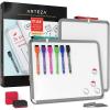 Arteza Framed Magnetic Cork Whiteboard Set, 12×14 inches, 2-Pack Dry Erase Lap Boards with Push Pins, Markers & Magnets, Office & Back to School Supplies for Home, Classroom, Students, Brainstorming(11×14 inches)