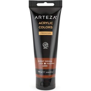ARTEZA ARTZ-3760 Art-Paints, Pearl Rose A218(Burnt Sienna A107)