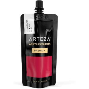ARTEZA ARTZ-3760 Art-Paints, Pearl Rose A218(Cochineal Red A161)