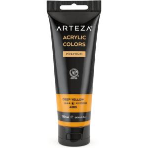 ARTEZA ARTZ-3760 Art-Paints, Pearl Rose A218(Deep Yellow A140)