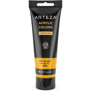 ARTEZA ARTZ-3760 Art-Paints, Pearl Rose A218(Mid Yellow A121)