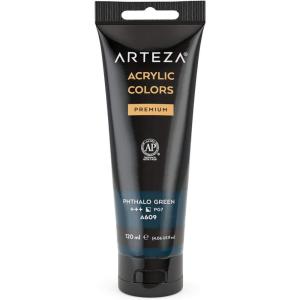 ARTEZA ARTZ-3760 Art-Paints, Pearl Rose A218(Phthalo Green A103)