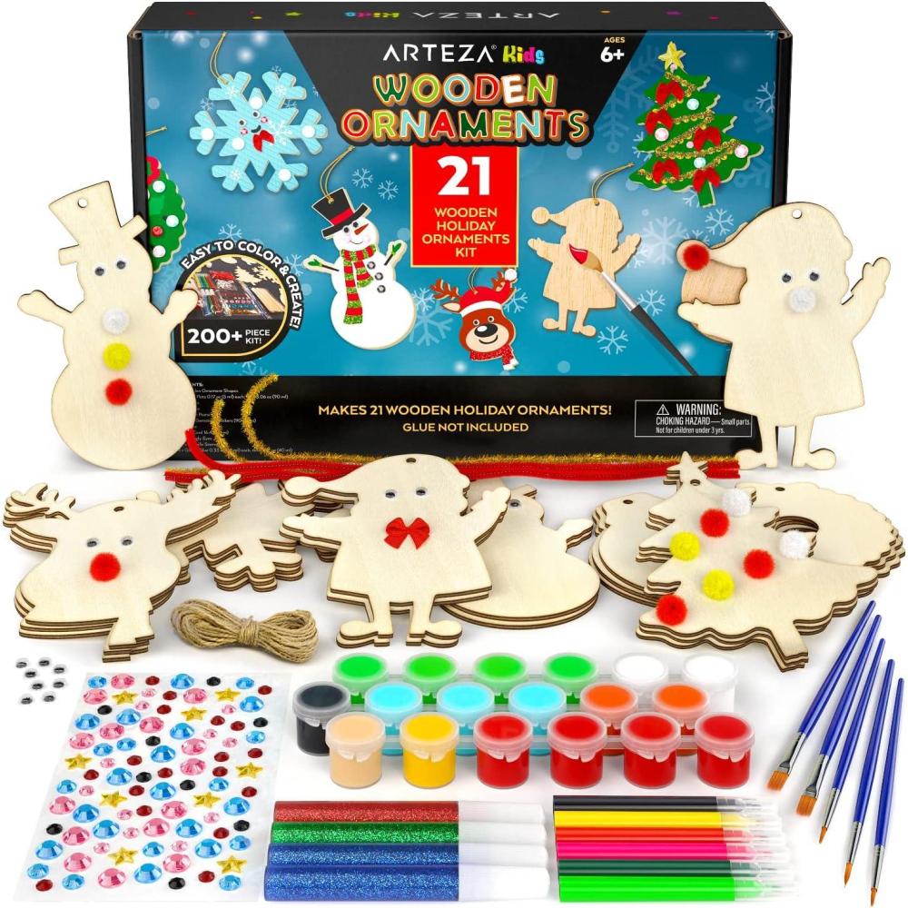 imageArteza Kids Felt Kit 422 Pieces 21 PreCut Glitter ampamp Glitz Shapes Assorted Felt Sheets Glitter MiniPieces Chenille Stems and Accessories Educational Kids Craft Supplies to Inspire Creativity200 Pieces