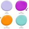 ARTEZA Acrylic Pouring Paint Set, 8 Rainbow Colors, 4 oz Bottles, High-Flow Paint, No Mixing Needed, Art Supplies for Canvas, Glass, Paper, Wood, Tile, and Stones(Orchid Tones)
