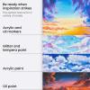 ARTEZA Canvas Pad 9×12 Inches Pack of 1 – 10 Glue-Bound Sheets of Pre-Primed Canvas Paper for Acrylic, Oil and Mixed Media Painting(1 pack)