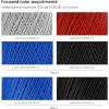 ARTEZA Crochet Thread Set of Black, Gray, Blue & Red of 100% Cotton Yarn for Crocheting, Mercerized, Soft and Colorful Knitting(Size 10 in Black  Gray  Blue & Red – Size 3 in Black & Blue)