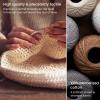 ARTEZA Crochet Thread Set of Black, Gray, Blue & Red of 100% Cotton Yarn for Crocheting, Mercerized, Soft and Colorful Knitting(Size 10 in White  Beige & Natural – Size 3 in White & Natural)