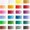 ARTEZA Gouache Paint, Set of 24, 12ml/0.4 US fl oz Gouache Paint Tubes, Gouache Set for Adults and Students(Set of 24 Assorted Tones)