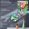 ARTEZA Pastel Acrylic Paint, Set of 8, Metallic Tones, 4.06 fl oz Tubes, High Viscosity Water-Based Paint, Glossy Finish, Art Supplies for Painting Paper, Canvas, Wood and Fabric, and DIY Projects(8 x 120ml (4.06 fl oz) Floral Brilliance)