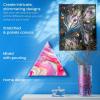 ARTEZA Pastel Acrylic Paint, Set of 8, Metallic Tones, 4.06 fl oz Tubes, High Viscosity Water-Based Paint, Glossy Finish, Art Supplies for Painting Paper, Canvas, Wood and Fabric, and DIY Projects(8 x 120ml (4.06 fl oz) Jewel)