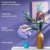 ARTEZA Pastel Acrylic Paint, Set of 8, Metallic Tones, 4.06 fl oz Tubes, High Viscosity Water-Based Paint, Glossy Finish, Art Supplies for Painting Paper, Canvas, Wood and Fabric, and DIY Projects(8 x 120ml (4.06 fl oz) Vibrant Essentials)