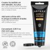 ARTEZA Pastel Acrylic Paint, Set of 8, Metallic Tones, 4.06 fl oz Tubes, High Viscosity Water-Based Paint, Glossy Finish, Art Supplies for Painting Paper, Canvas, Wood and Fabric, and DIY Projects(8 x 120ml (4.06 fl oz) Classic Elements)