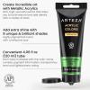 ARTEZA Pastel Acrylic Paint, Set of 8, Metallic Tones, 4.06 fl oz Tubes, High Viscosity Water-Based Paint, Glossy Finish, Art Supplies for Painting Paper, Canvas, Wood and Fabric, and DIY Projects(8 x 120ml (4.06 fl oz) Floral Brilliance)