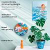 ARTEZA Pastel Acrylic Paint, Set of 8, Metallic Tones, 4.06 fl oz Tubes, High Viscosity Water-Based Paint, Glossy Finish, Art Supplies for Painting Paper, Canvas, Wood and Fabric, and DIY Projects(8 x 120ml (4.06 fl oz) Classic Elements)