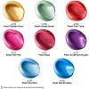 ARTEZA Pastel Acrylic Paint, Set of 8, Metallic Tones, 4.06 fl oz Tubes, High Viscosity Water-Based Paint, Glossy Finish, Art Supplies for Painting Paper, Canvas, Wood and Fabric, and DIY Projects(8 x 120ml (4.06 fl oz) Jewel)