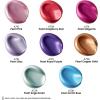 ARTEZA Pastel Acrylic Paint, Set of 8, Metallic Tones, 4.06 fl oz Tubes, High Viscosity Water-Based Paint, Glossy Finish, Art Supplies for Painting Paper, Canvas, Wood and Fabric, and DIY Projects(8 x 120ml (4.06 fl oz) Vibrant Essentials)