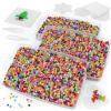 Arteza Fuse Beads, 30,000 Count, 45 Colors, 5 mm, Iron-on Beads Kit with 5 Pegboards, 2 Tweezers, and 5 Sheets of Ironing Paper in 3-Tier Container, Art Supplies for DIY Crafts(45 Colors)