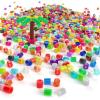 Arteza Fuse Beads, 30,000 Count, 45 Colors, 5 mm, Iron-on Beads Kit with 5 Pegboards, 2 Tweezers, and 5 Sheets of Ironing Paper in 3-Tier Container, Art Supplies for DIY Crafts(45 Colors)