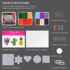 Arteza Fuse Beads, 30,000 Count, 45 Colors, 5 mm, Iron-on Beads Kit with 5 Pegboards, 2 Tweezers, and 5 Sheets of Ironing Paper in 3-Tier Container, Art Supplies for DIY Crafts(Basic Theme)