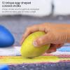 Arteza Kids Sidewalk Chalk and Stencil Set, 32 Pieces, Jumbo, Rocket, and Egg Chalks(Assorted Color)