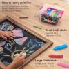 Arteza Kids Sidewalk Chalk and Stencil Set, 32 Pieces, Jumbo, Rocket, and Egg Chalks(Pink)