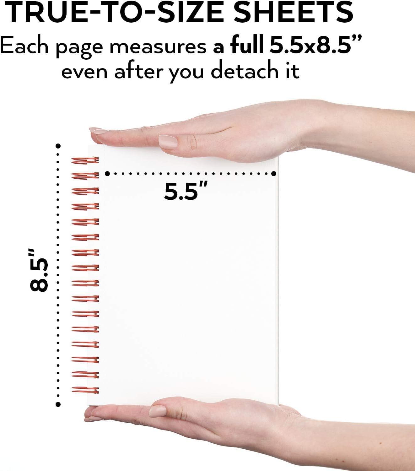 imageARTEZA Watercolor Paper Pack of 3 30 Sheets Each 55x85 Inches Water Pad Spiral Bound 140lb300gsm Cold Press Acid Free Art PaperWhite