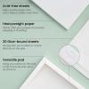 ARTEZA Acrylic Paper Foldable Canvas Pad, 8×11 Inches, 20 Sheets, DIY Frame