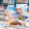 ARTEZA Acrylic Paper Foldable Canvas Pad, 8×11 Inches, 20 Sheets, DIY Frame