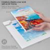 ARTEZA Acrylic Paper Foldable Canvas Pad, 8×11 Inches, 20 Sheets, DIY Frame