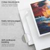 ARTEZA Acrylic Paper Pad, 6 x 6 Inches, Pack of 2, 16 Sheets Each, Heavy Black Art Paper Pad for Painting and Drawing(White)