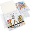 ARTEZA Adult Coloring Book, 4 Seasons Theme, 120 Sheets, 9×9 Inches Coloring Pages, 100 lb Paper(Animal Illustrations)