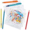 ARTEZA Adult Coloring Book, 4 Seasons Theme, 120 Sheets, 9×9 Inches Coloring Pages, 100 lb Paper(Animal Illustrations)
