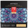 ARTEZA Adult Coloring Book, 4 Seasons Theme, 120 Sheets, 9×9 Inches Coloring Pages, 100 lb Paper(Floral & Mandala Illustrations)