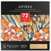 ARTEZA Adult Coloring Book, 4 Seasons Theme, 120 Sheets, 9×9 Inches Coloring Pages, 100 lb Paper(Floral Designs)