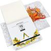 ARTEZA Adult Coloring Book, 4 Seasons Theme, 120 Sheets, 9×9 Inches Coloring Pages, 100 lb Paper(Floral Illustrations)