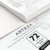 ARTEZA Adult Coloring Book, 4 Seasons Theme, 120 Sheets, 9×9 Inches Coloring Pages, 100 lb Paper(Ocean Designs)