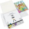 ARTEZA Adult Coloring Book, 4 Seasons Theme, 120 Sheets, 9×9 Inches Coloring Pages, 100 lb Paper(Ocean Designs)